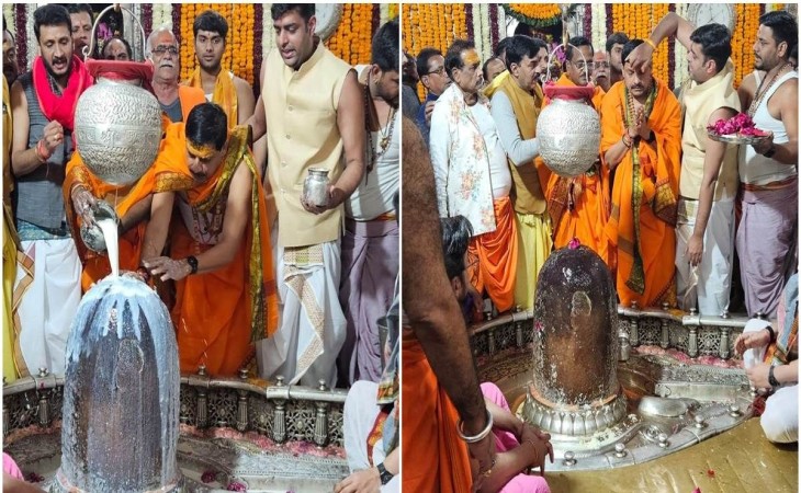 मध्य प्रदेश के सीएम पद की शपथ लेने से पहले मोहन यादव मंदिर पहुंचे